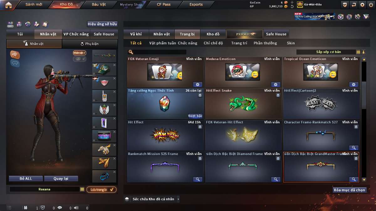 shop acc cf uy tin gia re